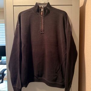 Tommy Bahama Reversible Sweater Black/Brown Size Large